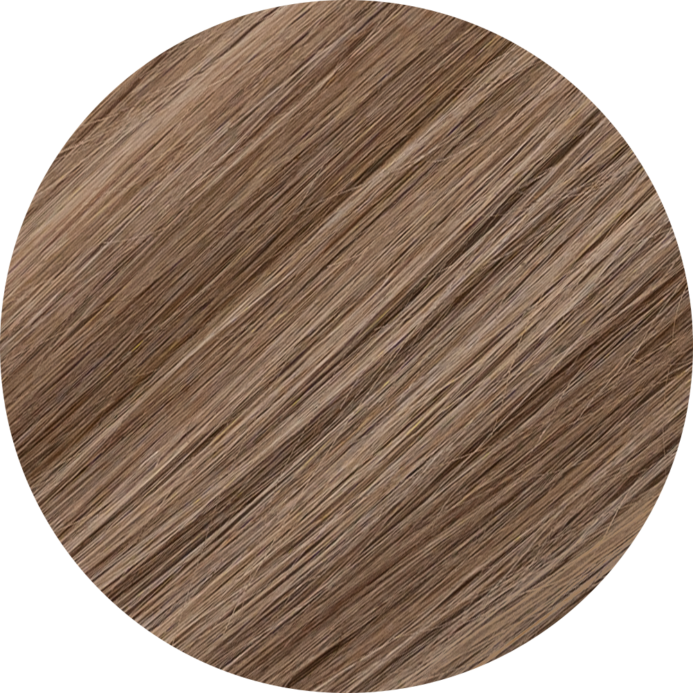 A close-up image of highlight clip-in hair extensions showcasing the texture and color of the hair.